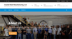 Desktop Screenshot of coastalsteelmfg.com